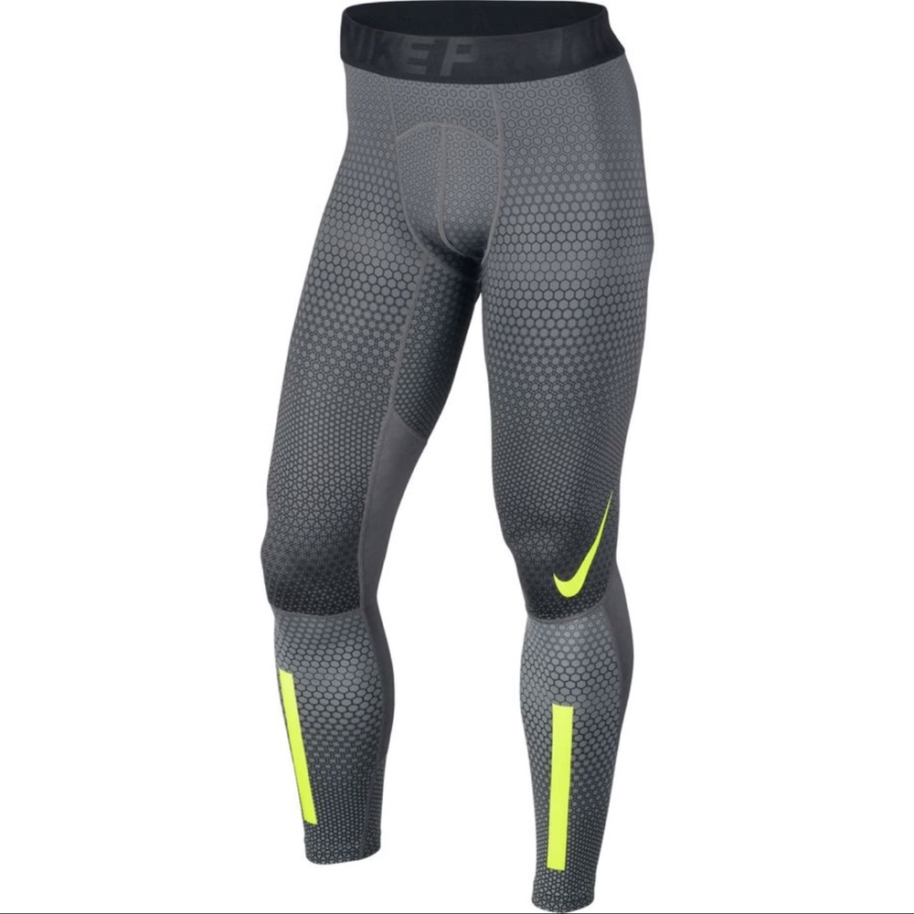 Nike pro hyperwarm hexodrome compression tights - image 1